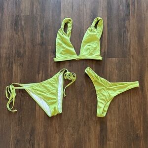 3-Piece Bikini Set (Top-M / Bottoms-L)
